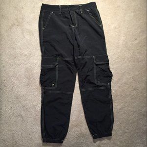 Ninth Hall black cargo joggers